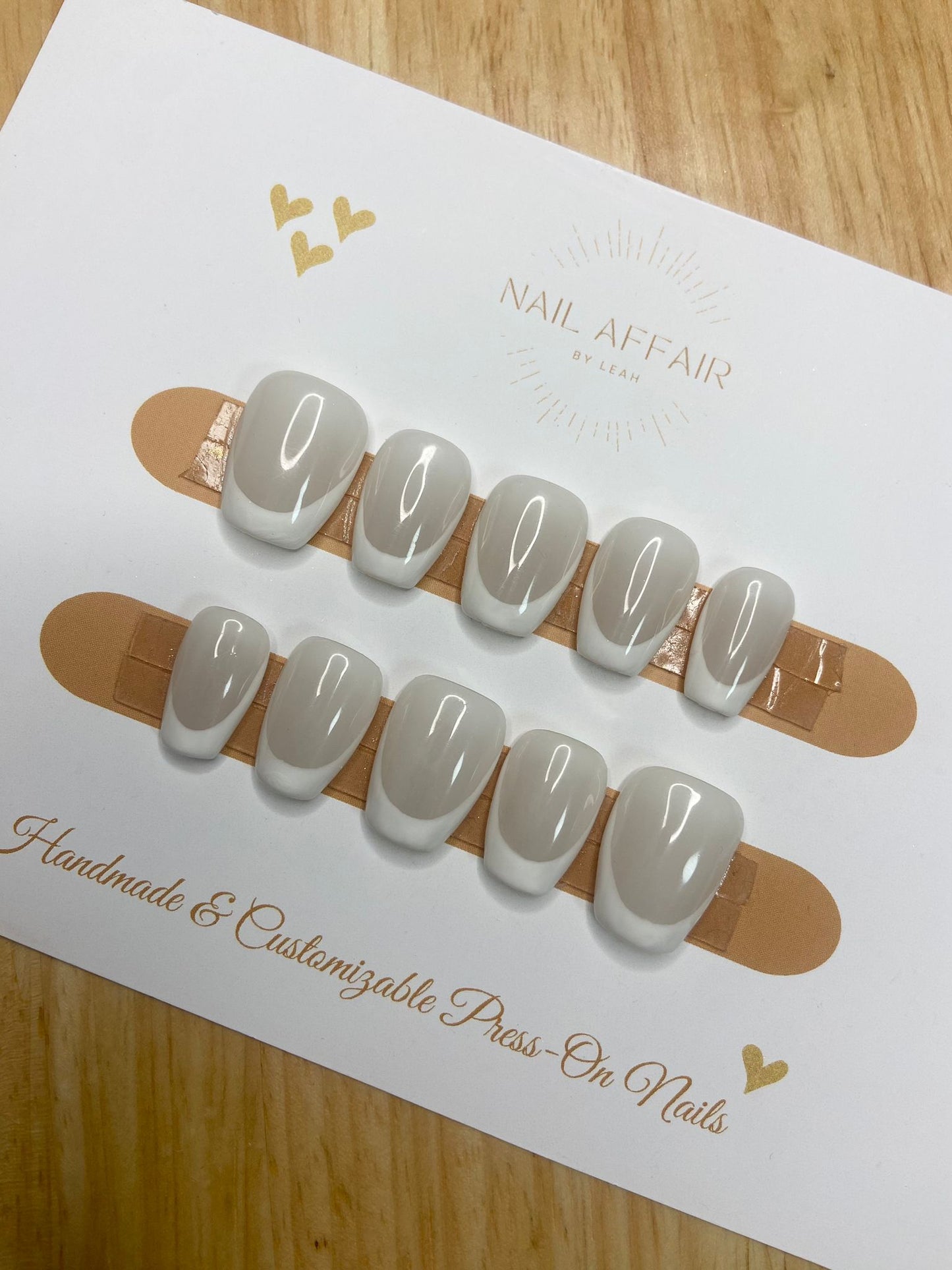 Classic French with milky white base