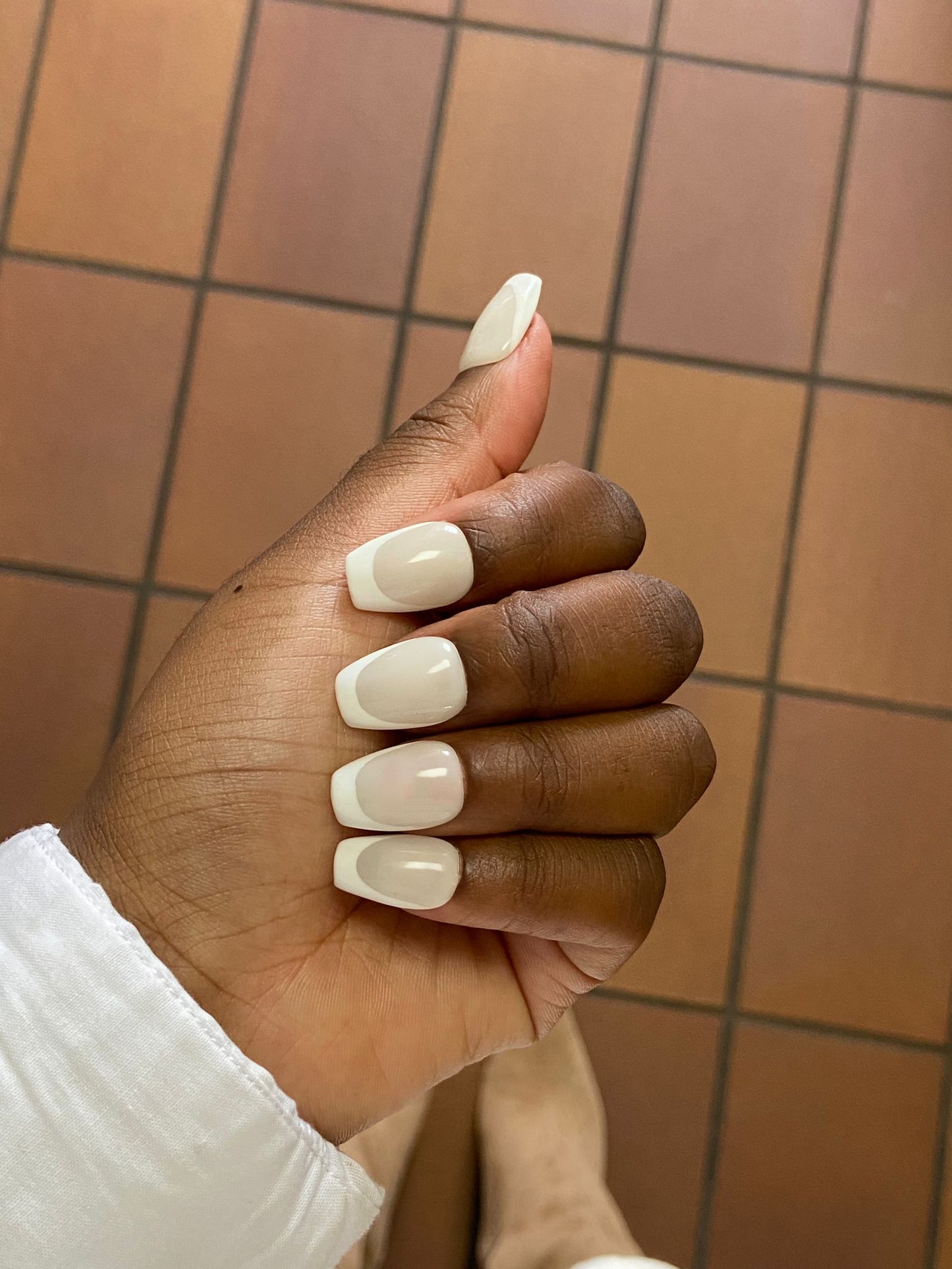 Classic French with milky white base